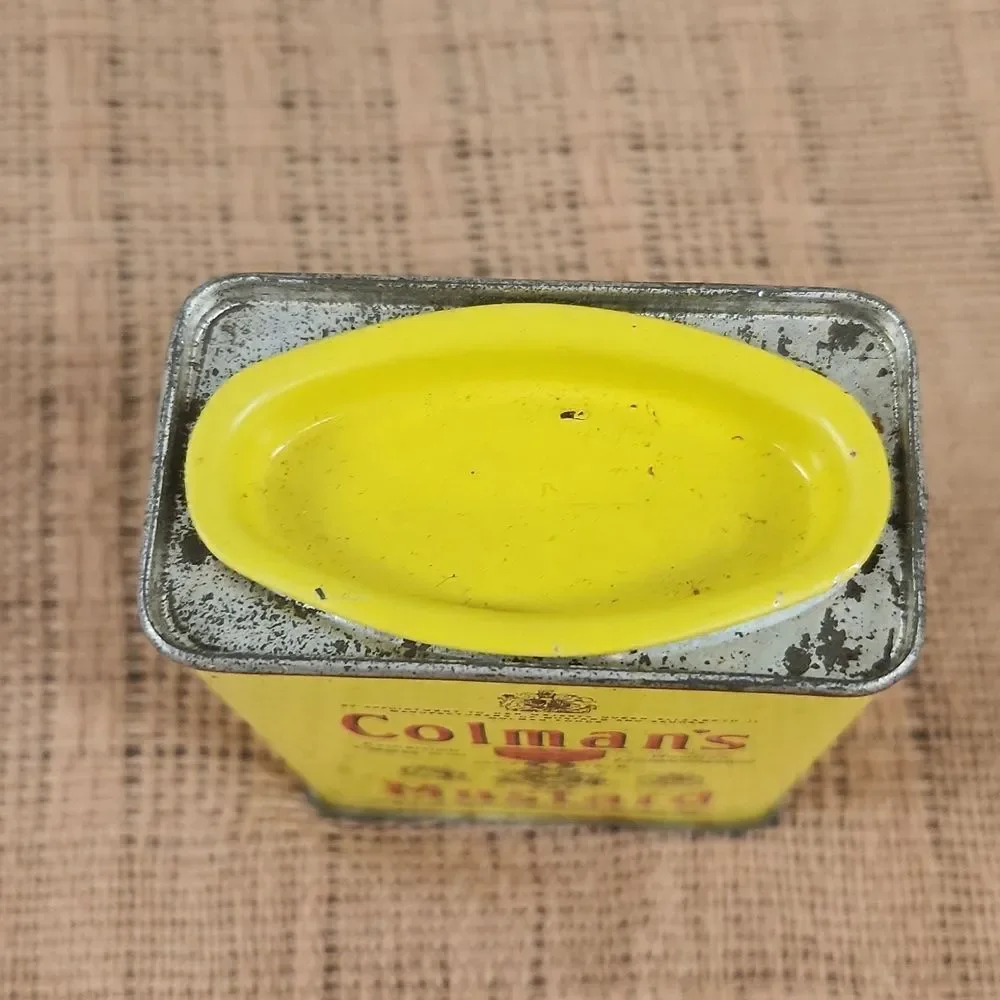 Vintage Colman's Yellow Mustard Tin